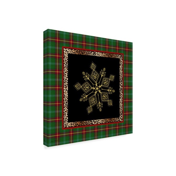 Jean Plout 'Rustic Snowflakes' Canvas Art,18x18